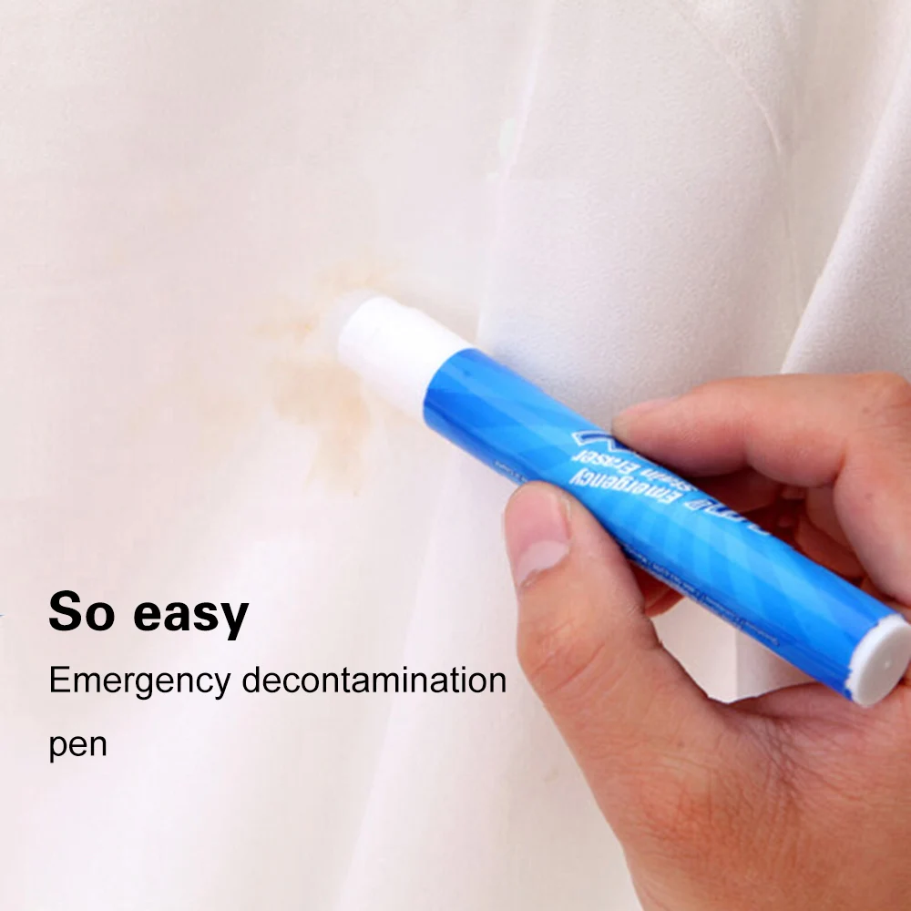 Portable Decontamination Pen Clothes Instant Stain Remover Emergency