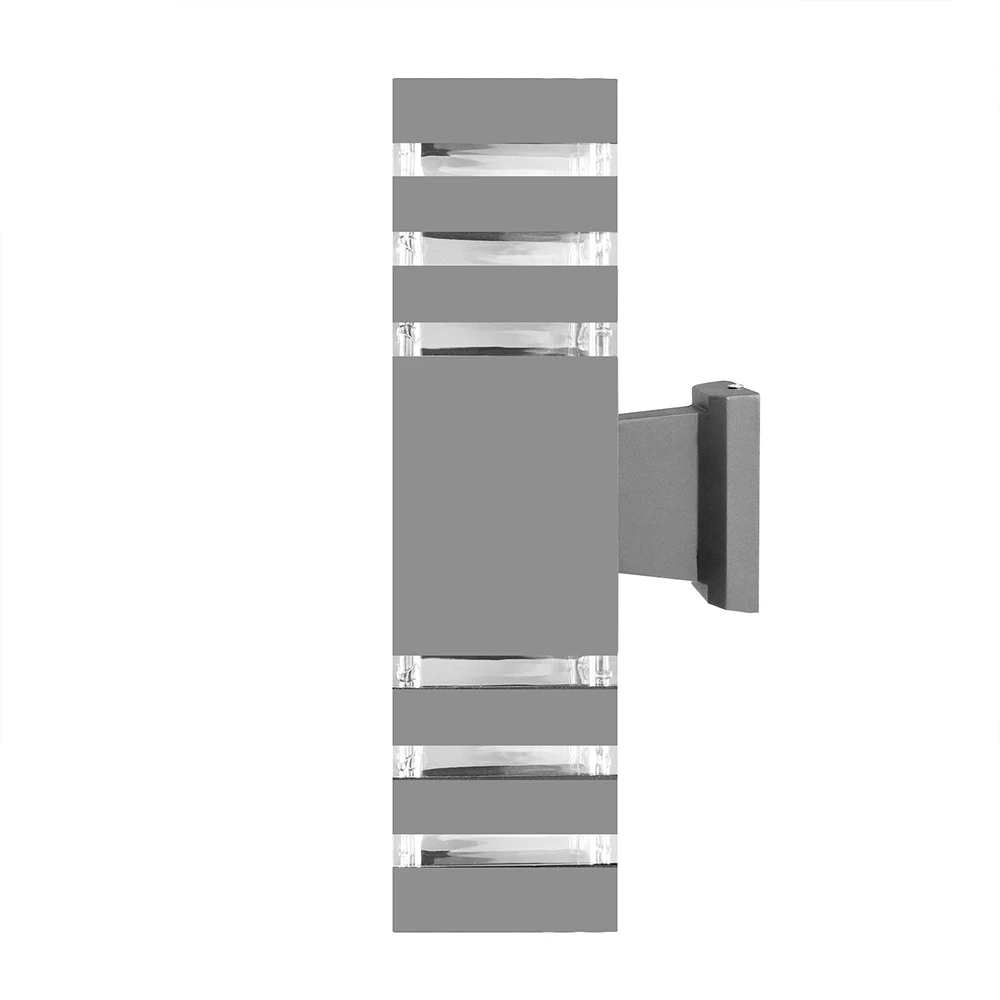 Водонепроницаемый вверх вниз алюминиевый Cuboid светодиодный настенный светильник с двойной головкой наружная розетка AC 85-240 V для двора сада