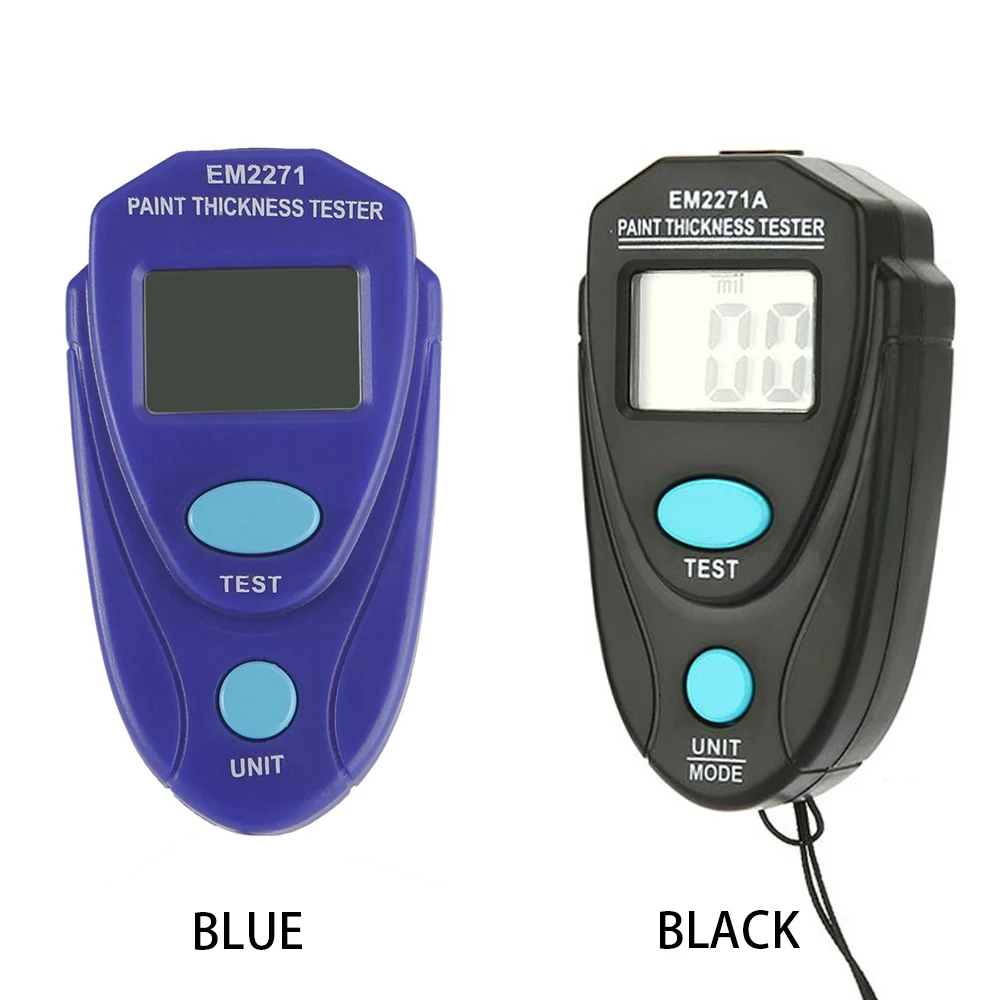 EM2271 Цифровой измеритель толщины краски ing ЖК-дисплей автомобильный лак измерительное устройство измеритель покрытий