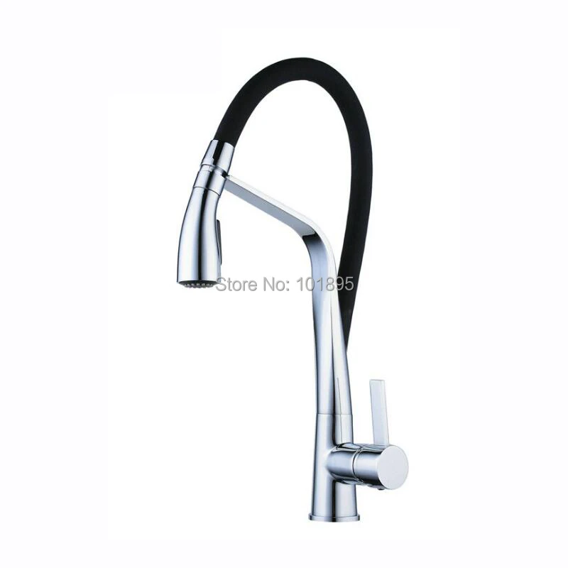 

Brass Material Chrome Finish Hot & Cold Water of Kitchen Faucet
