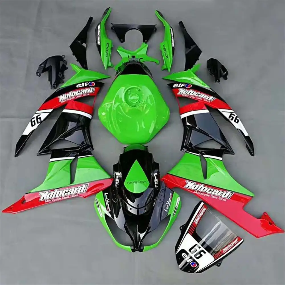 Front Fender Fairing Guard Cowl For Kawasaki Ninja ZX6R ZX636 2009-2012 Green