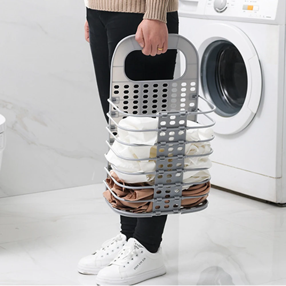 Laundry Hamper Wall Hanging Storage Basket Household Basket Organizers Folding Dirty Clothes Storage Basket Laundry Hamper Wall Hanging Storage Basket Household Basket Organizers Folding Dirty Clothes Storage Basket