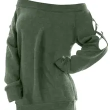 Повседневные женские футболки с открытыми плечами и перекрещивающимися рукавами с вырезами и вырезом лодочкой, однотонные уличные футболки