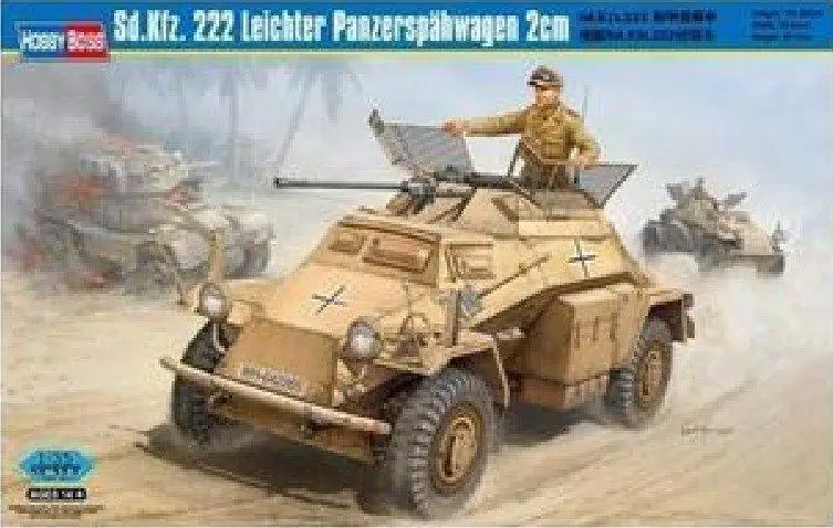 Модель Hobbyboss Kit 82442 1/35 WW II немецкий Sd.Kfz.222 Leichter Panzerspahwage|Наборы для сборки моделей| |