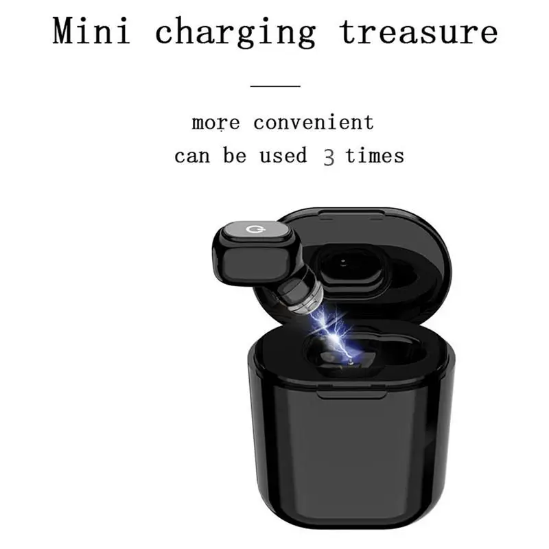 Mini Wireless Earphone Bluetooth Earbud In Ear Earpiece Handsfree Calling with Mic for Samsung S10 S10 S9 S8 iPhone XS XR X