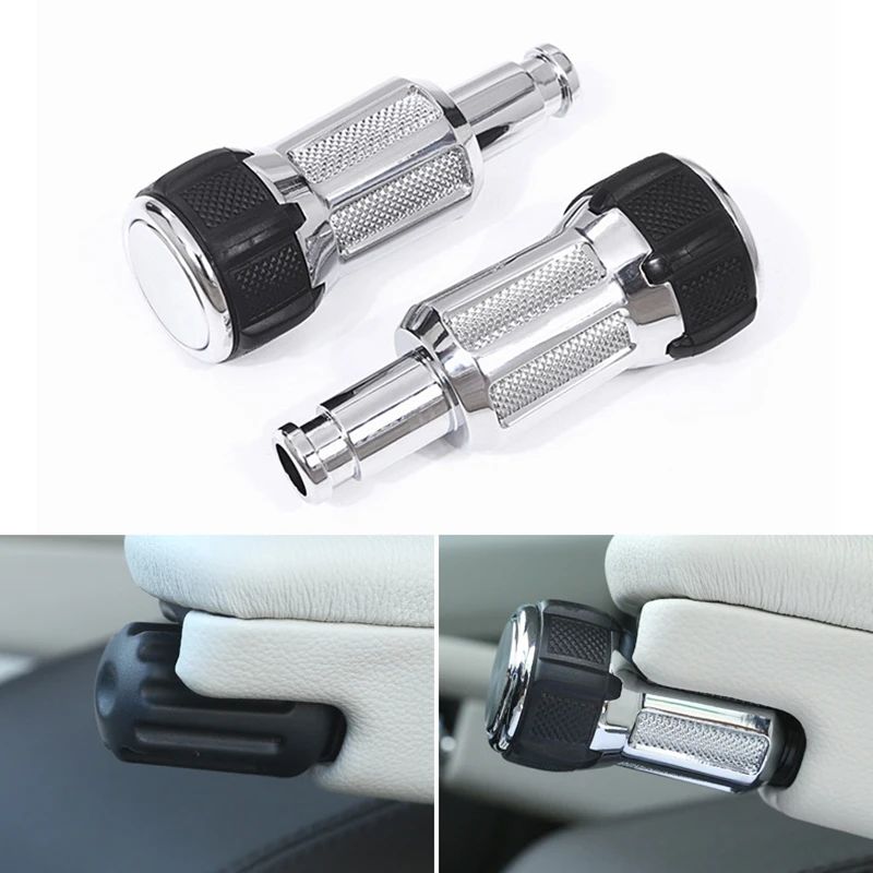 

high quality Console Armrest Box 2pcs Silver Adjustment Knobs suitable For Land Rover Range Rover L405 2014-2018