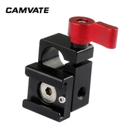 camvate dslr נעליים הקרה CAMVATE רוד קלאמפ מתאם עבור Rig DSLR 15mm וידאו אור C0996 אביזרים הצילום במצלמה (2)