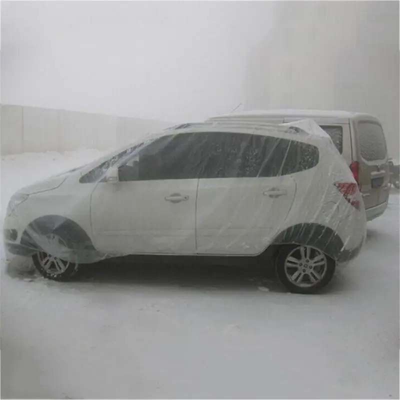 1X одноразовый автомобильный водонепроницаемый прозрачный пластиковый