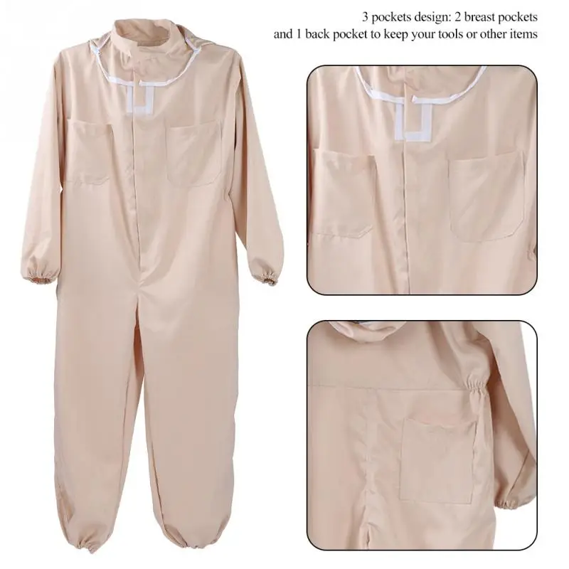Защитный костюм для пчеловодства L XL XXL профессиональный всего тела пчеловода