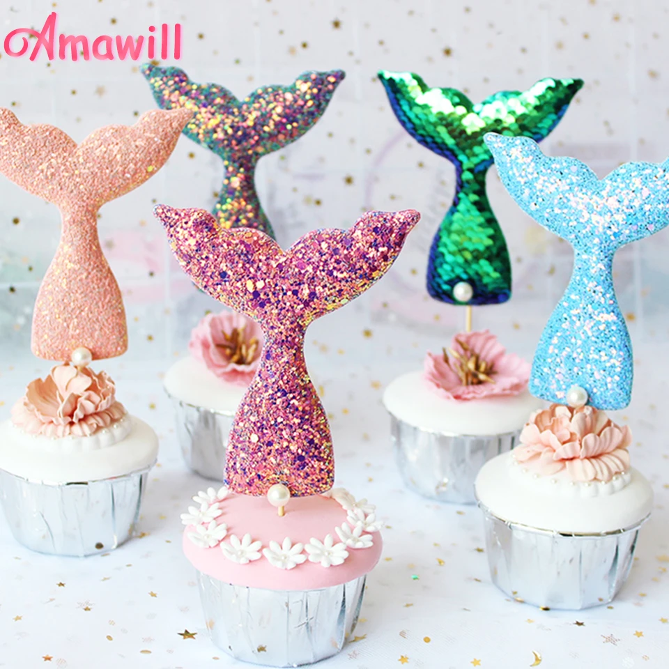 Amawill 1pcグリッター人魚の尾カップケーキトッパーdiyの結婚式のケーキの装飾ベビーシャワーの女の子マーメイド誕生日パーティー用品75d Cake Decorating Supplies Aliexpress Amawill 1pcグリッター人魚の尾カップケーキトッパーdiyの結婚式のケーキの装飾ベビーシャワーの女の子マーメイド誕生日パーティー用品75d Cake Decorating Supplies Aliexpress