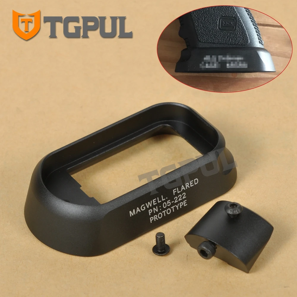 TGPUL Тактический ALG обороны Magwell для страйкбола пистолет Gen3 Glock 17 18C 22 24 31 34 35