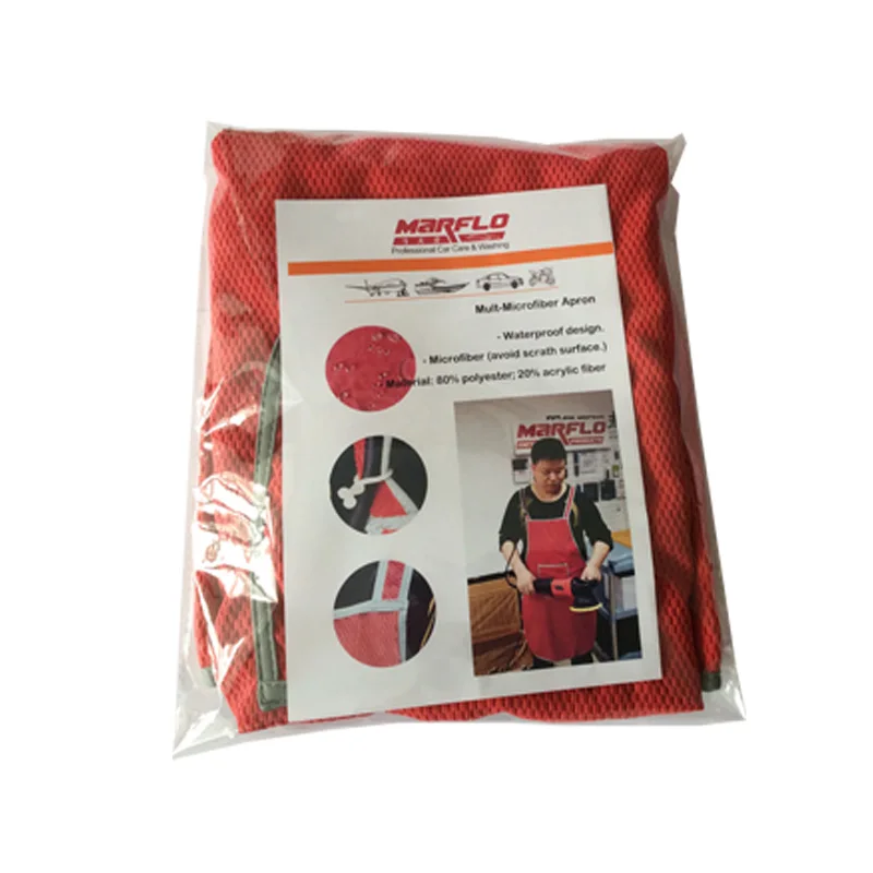 Paint Care Cleaning Waterproof Apron Car Wash Microfiber Apron MARFLO Professional Auto Detailing Waterproof And Dustproof Cloth