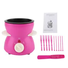 Высокое качество минутная плита Электрический Шоколадный плавильный фондю горшок масло сыр расплава теплее 220-240 В