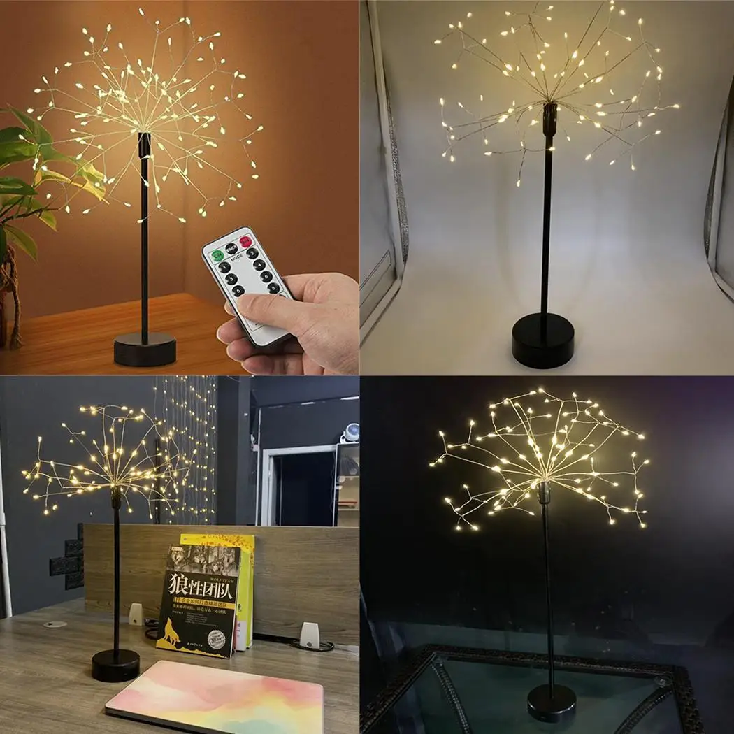 Настольный светодиодный медный провод Fairy Light Indoor Свадебная вечеринка высокая яркость, низкое потребление энергии. Декор лампы