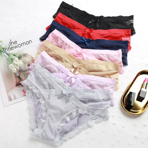 

Plus size big 2019 Hot Underwear Women Panties Briefs Female hipster Underpant Sexy Lingerie Lace Cotton String Good Quality