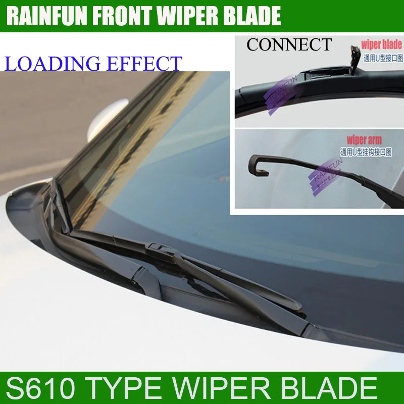 RAINFUN посвященный лезвие автомобиль стеклоочиститель для TOYOTA Yaris японский Vitz B 12A1