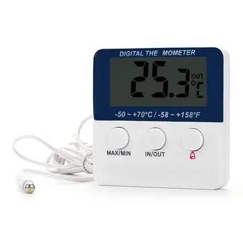 

Household Indoor And Outdoor Electronic Thermometer High-precision High And Low Temperature Alarm Thermometer (blister)
