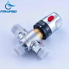 Смеситель для ванной комнаты термостатический клапан Стандартный 1/2 латунный керамический сменный термостатический картридж клапан для смесителя