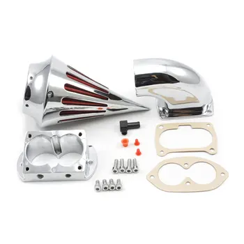 

Spike Air Cleaner filter Kit K&N For 2002-2009 03 04 Kawasaki Vulcan 1500 1600 Mean Streak Motorcycle Accessories Chrome / Black