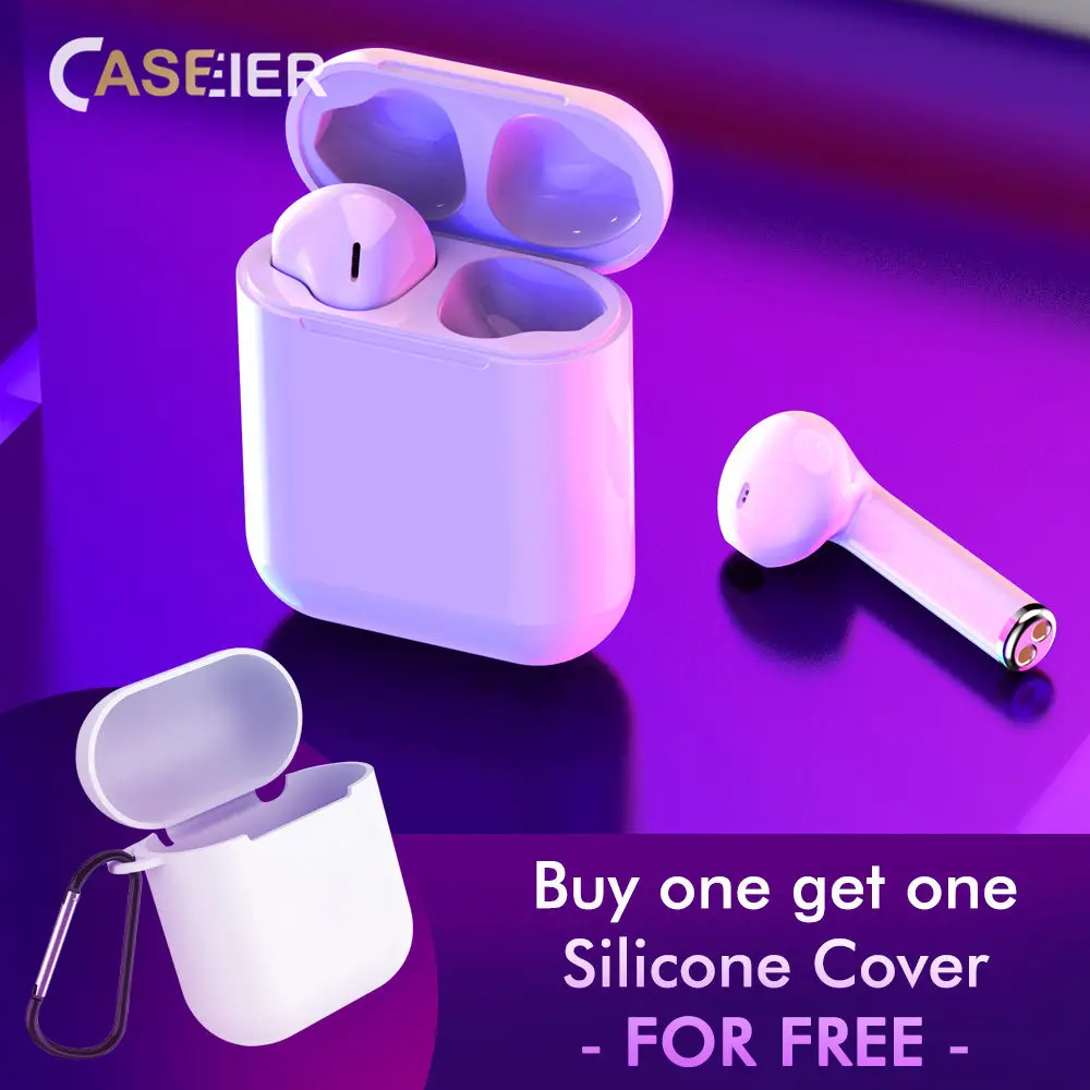 

CASEIER I9S TWS Portable Earphones Wireless Bluetooth Headphone With Charging Box Mini Earbuds Headsets bluetooth inalambrico