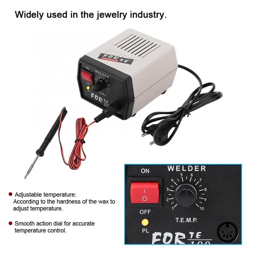 

110V/220V Jewelry Tool Welding Wax Machine High Quality Jewelry Stone Gold Welding Machine(EU Plug) For Jewelry Tool