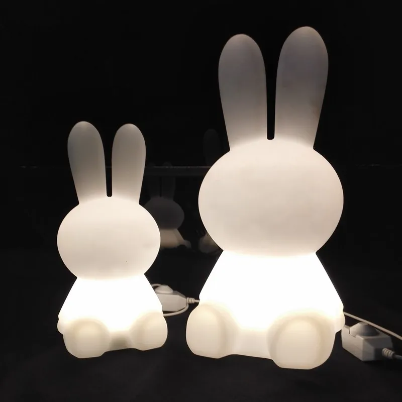 

Night Light Children Cartoon Bunny Rabbit Hare LED Table Lamp For Baby Kids Christmas Gifts Living Room Bedside Desk Decor Light