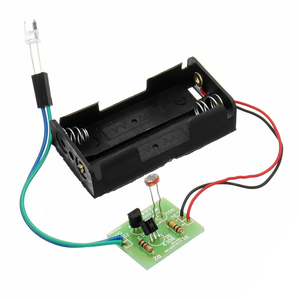 

CLAITE Intelligent Light Control Sensor Switch Module Light Sensor LED Night Lamp Kit Assembled