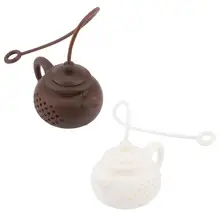 Силиконовые чай горшок в форме заварки чая свободные листья травяной сито для специй фильтр пивоварения кухонная утварь