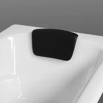 

Black White Comfortable Bathtub Pillow SPA Back Neck Holder Gift Bath Pillows Square Round Shaped Neck Cushion PU Head Pillow
