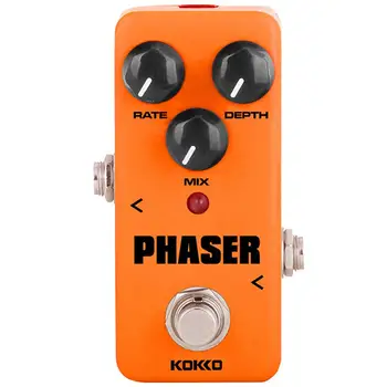 

KOKKO Electric Guitar Effects Orange Vintage Analog Phaser Guitarra Effect Pedal with True Bypass DC 9V Guitar Accessories FPH-2