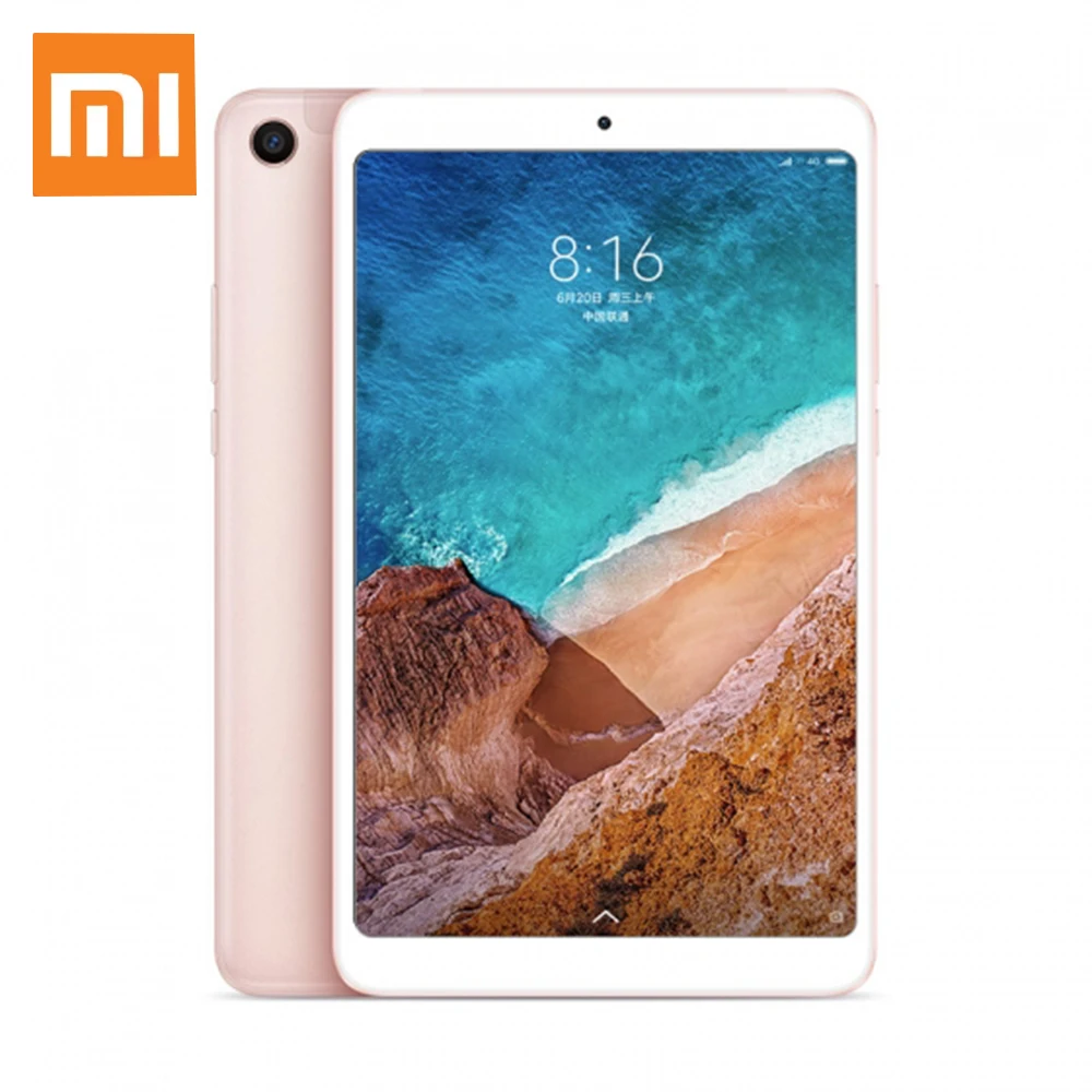 Оригинальный Xiaomi mi Pad 4 планшеты PC 8,0 "mi UI 9 Octa Core ГБ 3 ГБ оперативная память 32 eMMC 5.0MP + 13.0MP спереди и сзади камеры двойной Wi Fi тетрадь