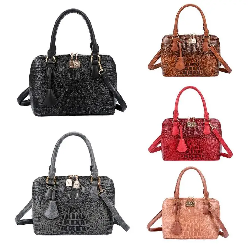 

Alligator Pattern PU Leather Shoulder Bag Messenger Women Purse Shell Handbags Female Brand Designer Shoulder Bag
