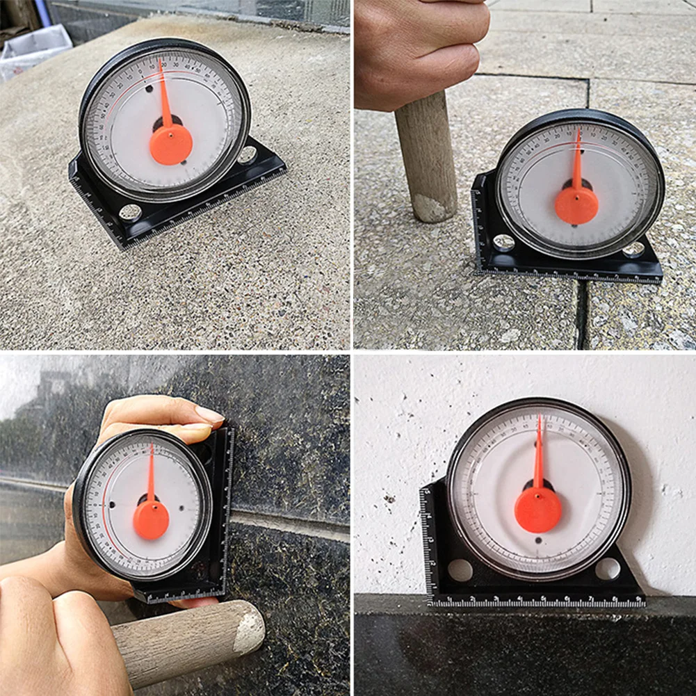 

High Precision Mini Tilt Level Ruler Measuring Instrument Magnetic Protractor Angle Meter Slope Pointer Inclinometer
