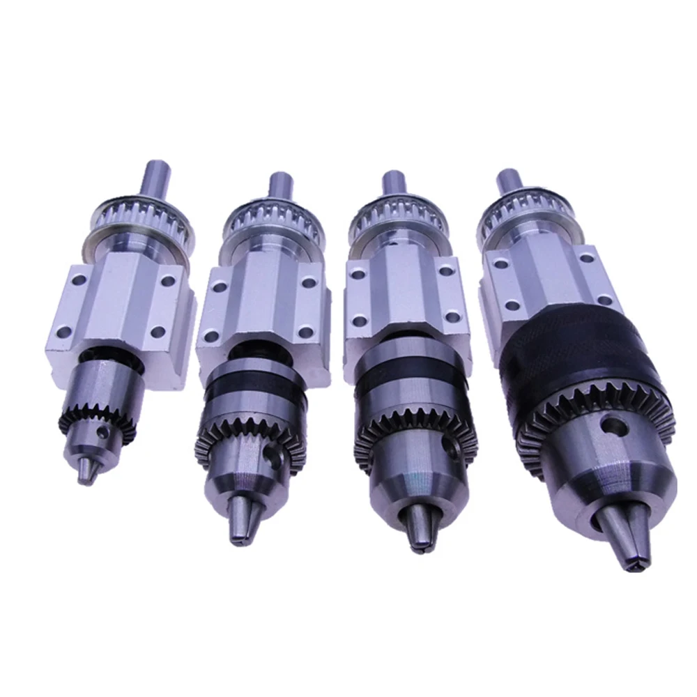 

Electric Drill No Power Spindle Assembly DIY Woodworking Cutting Grinding Small Lathe Trimming Belt Drill Chuck Accessories Kit