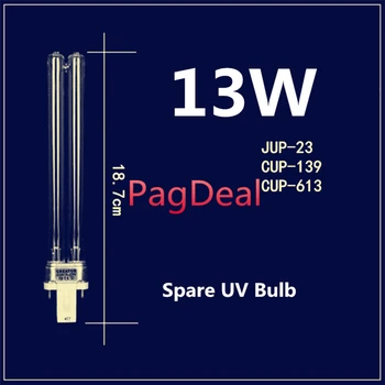 

Spare 13W UV Lamp Bulb Replacement Part for SunSun JUP-23,CUP-139,CUP-613 13 Watt UV Sterilizer Submersible Pump