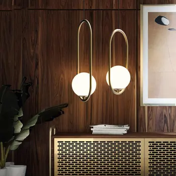 

Nordic Italy Designer Pendant Lights Loft Simpel Ring Hanglamp Studio Living Room Cafe Led Glass Ball industrial Light Fixtures
