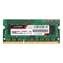 Juhor Ddr3 1600Mhz 1,35 V Низкое напряжение 204 Pin Ram память для ноутбука