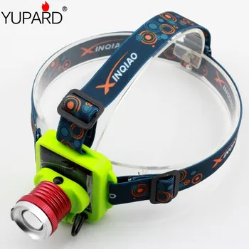 

YUPARD Solar power Rechargeable Battery Head Torch Light 3 Modes Zoomable Q5 led Headlight Headlamp for Camping Fishing