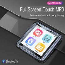 Полный сенсорный экран HIFI MP3 музыкальный плеер Bluetooth 4,1 Запись голоса FM радио портативный Walkman 8G памяти 128 ГБ SD расширения