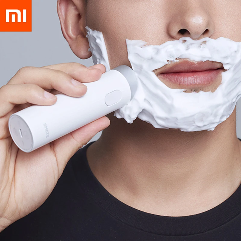 

Original Xiaomi Smate Turbine Razor Electric with Charging indicator Light IPX7 Waterproof Beard Mini Four-blade Electric Shaver