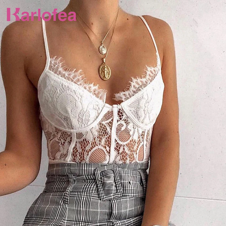 Karlofea модное летнее боди на выход для женщин сексуальные кружевные короткие