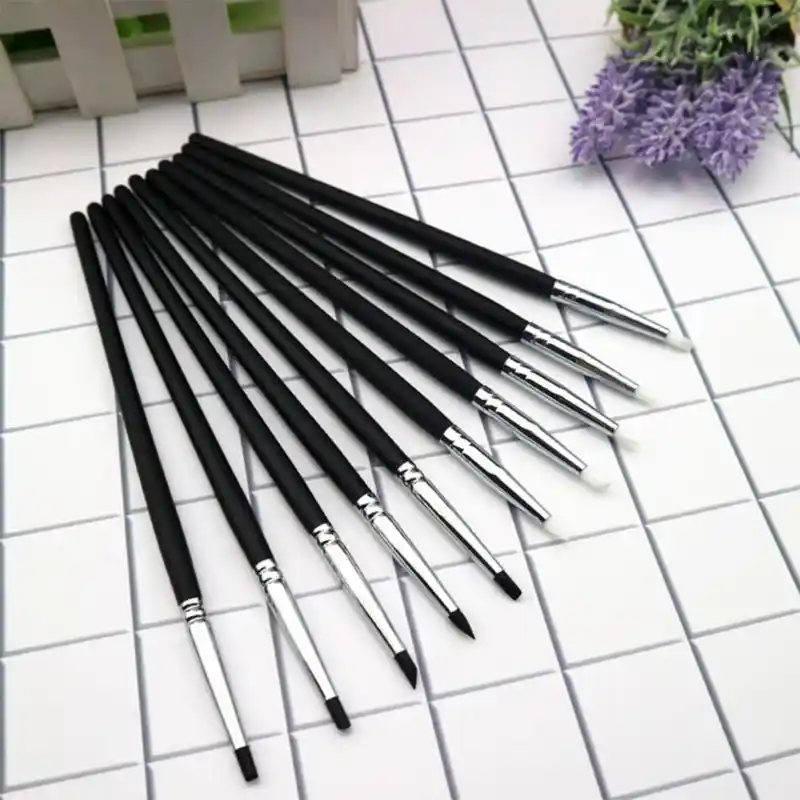 5Pcs Silicone Clay Sculpting Wax Carving Pottery Polymer Tools Shapers Craft DIY