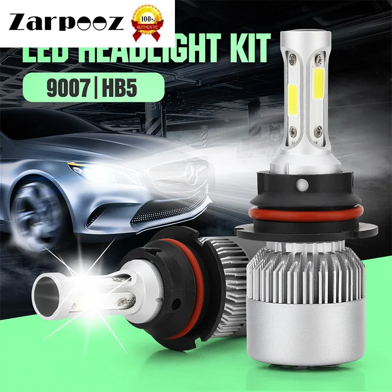 

Zarpooz 2pcs Car Headlights 6000K H4 Led H7 LED H1 H3 H4 LED H7 H8 H9 H11 880 881 9004 9005 9006 9007 Led Auto Lights Bulbs