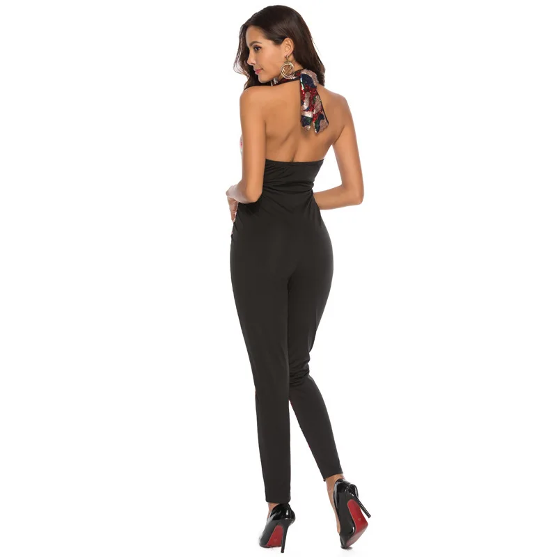 VITIANA Women Sexy Jumpsuit Female 2019 Colour Lace Up Sleeveless Deep V-Neck Backless Beach Jumpsuit Club Camouflage Rompers VITIANA Women Sexy Jumpsuit Female 2019 Colour Lace Up Sleeveless Deep V-Neck Backless Beach Jumpsuit Club Camouflage Rompers