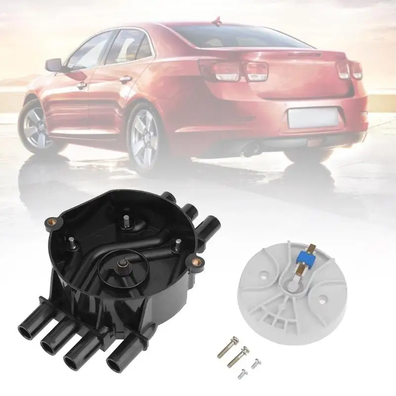 VODOOL coche piezas de repuesto encendido distribuidor Kit de Rotor 10452458 para Chevy GMC Oldsmobile V6 4.3L Auto sistema de encendido VODOOL coche piezas de repuesto encendido distribuidor Kit de Rotor 10452458 para Chevy GMC Oldsmobile V6 4.3L Auto sistema de encendido