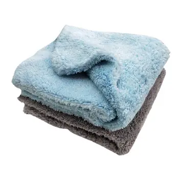 

2pcs Car Cleaning Cloth Cleaner Coral Velvet Ultrasonic Double-Sided Home Kitchen Absorbent Thickening No Static Cleaning Tools