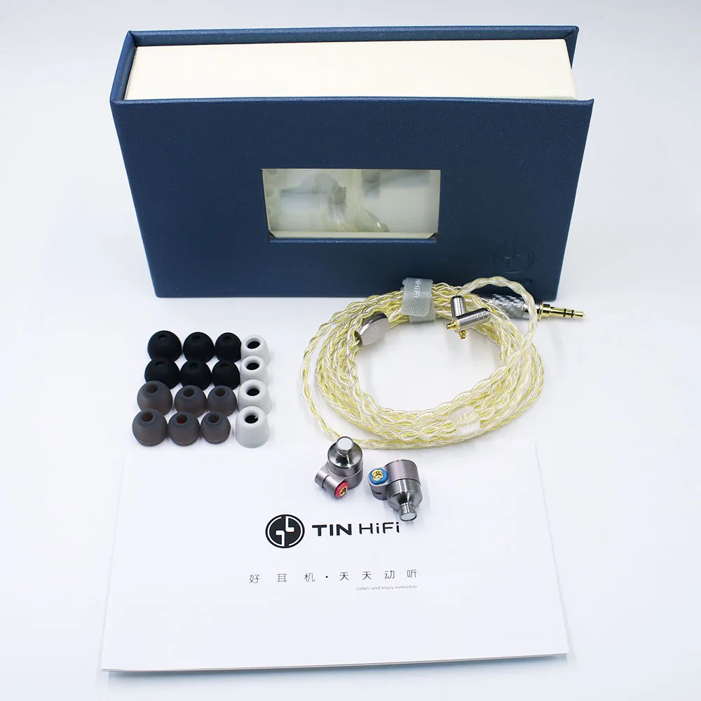TinHIFI Tin Audio T3 Наушники вкладыши 1DD + 1BA Knowles Drive HIFI бас наушники металлические 3 5 мм с