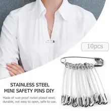 Мини-булавки из нержавеющей стали, ручная работа, пряжка, металлическая брошь, значок, швейная игла, вязание крестиком, разметчик, ярлык