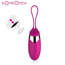 Wireless Remote Control Vaginal Vibrator Silicone Bullet Egg Vibrators USB Rechargeable Pussy Body Massage Balls Adult Sex Toys