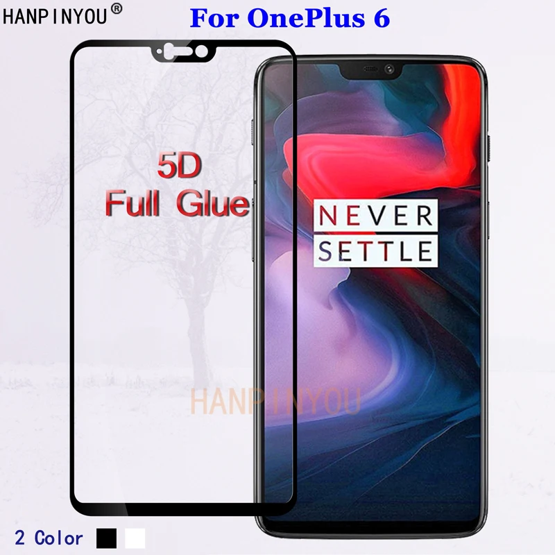 Для OnePlus6 5D полный клей полное покрытие закаленное стекло 9H Премиум Защитная